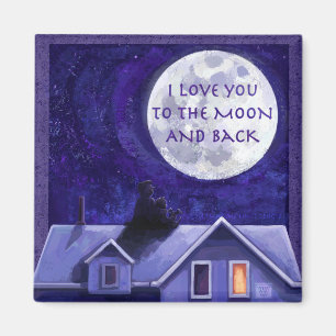 Aimant Montre Lune