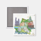 Aimant Montréal (Recto/Verso)