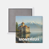 Aimant Montreux Suisse Château de Chillon (Recto/Verso)