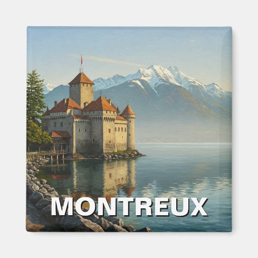 Aimant Montreux Suisse Château de Chillon (Devant)
