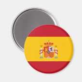 Aimant Montrez vos couleurs - Espagne (Recto/Verso)