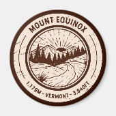Aimant Monts Equinox Vermont Randonnée Ski Travel (Devant)