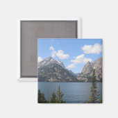 Aimant Monts Grand Teton et Jenny Lake (Recto/Verso)