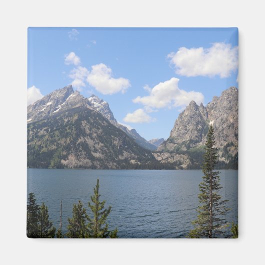 Aimant Monts Grand Teton et Jenny Lake (Devant)