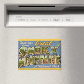 Aimant Monts Retro Great Smoky (In Situ (Lave-vaisselle))