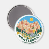 Aimant Montserrat Espagne (Recto/Verso)