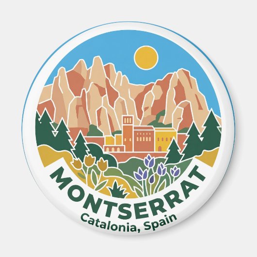 Aimant Montserrat Espagne (Devant)