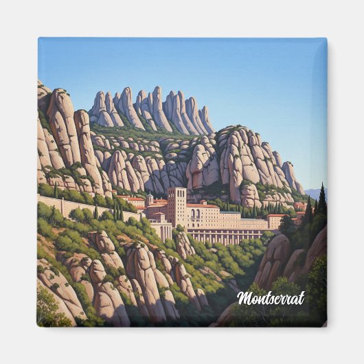 Aimant Montserrat Espagne (Devant)