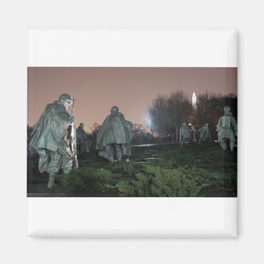 Aimant Monument commémoratif de guerre de Corée à Washing (Devant)