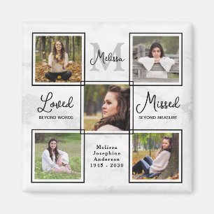 Aimant Monument commémoratif moderne souvenir Collage pho