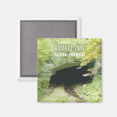 Aimant Monument national de la grotte Russell Alabama (Recto/Verso)