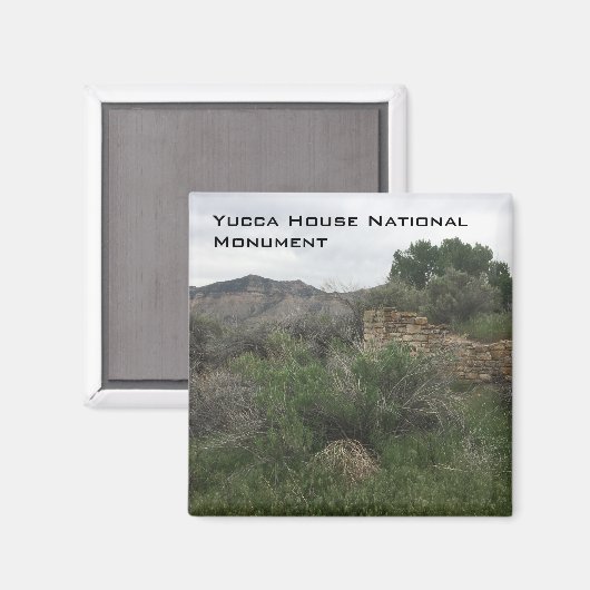 Aimant Monument national de la Maison Yucca (Recto/Verso)