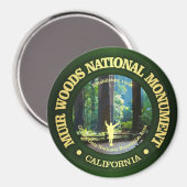 Aimant Monument national de Muir Woods (Recto/Verso)
