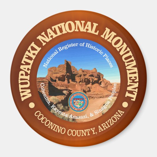 Aimant Monument national de Wupatki (Devant)