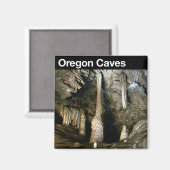 Aimant Monument national des grottes de l'Oregon (Recto/Verso)
