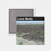 Aimant Monument national des Lava Beds (Recto/Verso)