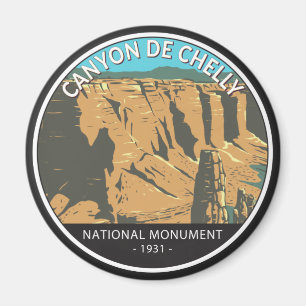 Aimant Monument National du Canyon De Chelly Cercle Vinta