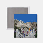 Aimant Monument national du Mont Rushmore Dakota du Sud (Recto/Verso)