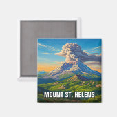 Aimant Monument national volcanique du Mont Saint-Hélène (Recto/Verso)