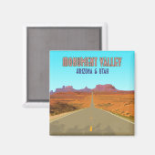 Aimant Monument Valley Arizona Utah Vintage (Recto/Verso)