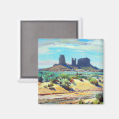 Aimant Monument Valley Old West Vintage (Recto/Verso)