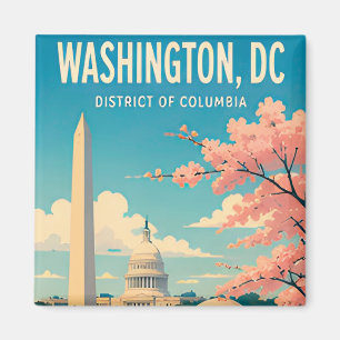 Aimant Monuments du Capitole de Washington DC Skyline