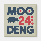 Aimant Moo Deng 2024 Moo Deng Moo Deng Cute Baby Hippo (Devant)