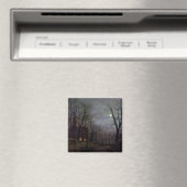 Aimant Moonlit Street Scene, 1882 (oil on canvas) 2 (In Situ (Lave-vaisselle))