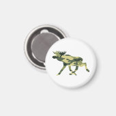 Aimant Moose / Elk Woodland Camouflage / Camo (Recto/Verso)