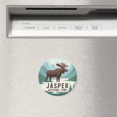 Aimant Moose in Jasper Parc national du Canada Voyage au (In Situ (Lave-vaisselle))