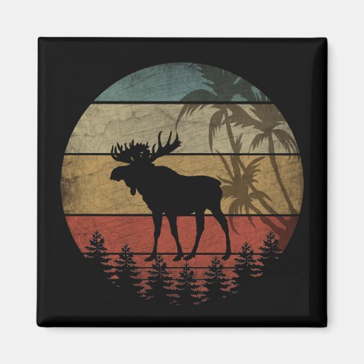 Aimant MOOSE vintage (Devant)