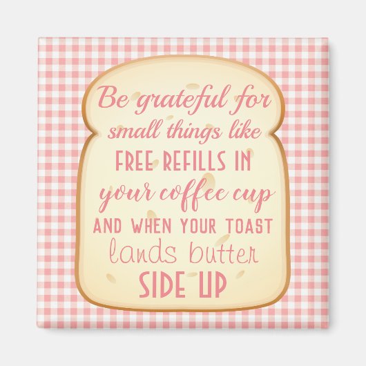 Aimant Morning Gratitude Quota Kitchen (Devant)