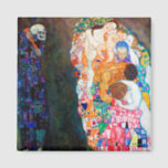 Aimant Mort et vie, Gustav Klimt<br><div class="desc">Gustav Klimt (14 juillet 1862 - 6 février 1918) était un peintre symboliste autrichien et l'un des membres les plus importants du mouvement de sécession de Vienne. Klimt est réputé pour ses peintures, ses peintures murales, ses croquis et autres objets d'art. En plus de ses oeuvres figuratives, qui comprennent des...</div>