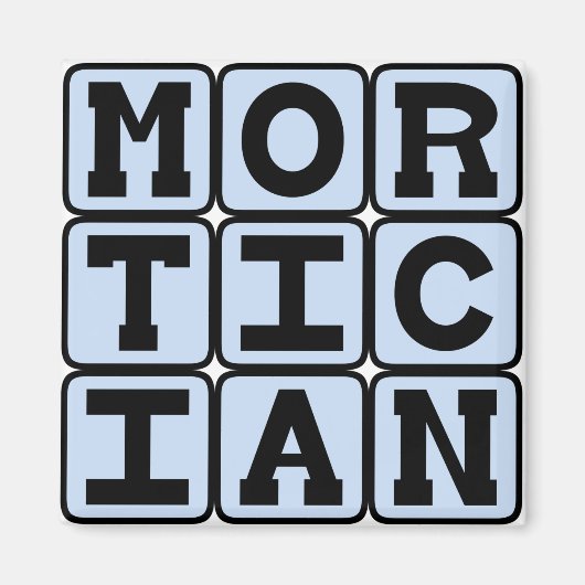Aimant Morticien, Directeur des funérailles (Devant)
