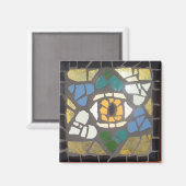 Aimant Mosaic Hearts Star de David avec le mal oeil (Recto/Verso)
