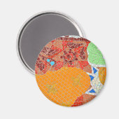 Aimant mosaic tities faibroes pieces hone puzzle col (Recto/Verso)