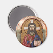 Aimant Mosaïque ancienne de Jésus (Recto/Verso)