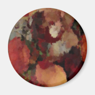 Aimant Mosaïque d'automne Aquarelles