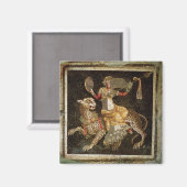 Aimant Mosaïque de Dionysus chevauchant un Leopard c.180  (Recto/Verso)