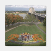 Aimant Mosaïque de fleurs, Nimègue (Devant)