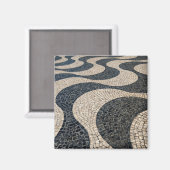 Aimant Mosaïque de Lisbonne, Portugal (Recto/Verso)