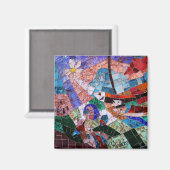 Aimant Mosaïque de Murano (Recto/Verso)