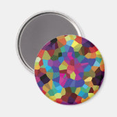 Aimant Mosaïque étoile colorée (Recto/Verso)