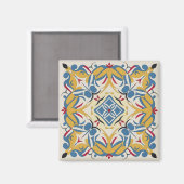 Aimant mosaïque pâle. mandala (Recto/Verso)