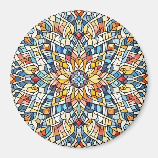 Aimant Mosaïque ronde (Devant)