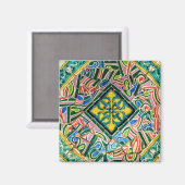 Aimant Mosaïques du parc Guell (Recto/Verso)