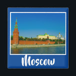 Aimant Moscou Kremlin Moskva architecture paysagère<br><div class="desc">Style Moscow City Kremlin / Moskva River Paysage / Vue / Paysage Magnet panoramique à ajouter à votre maison / bureau / collection de réfrigérateur d'affaires. Un cadeau cool / l'idée de présenter pour tous ceux qui aiment le design personnalisé des objets personnalisés, des ambiances positives, les voyages, le minimalisme,...</div>