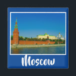 Aimant Moscou Kremlin Moskva architecture paysagère<br><div class="desc">Style Moscow City Kremlin / Moskva River Paysage / Vue / Paysage Magnet panoramique à ajouter à votre maison / bureau / collection de réfrigérateur d'affaires. Un cadeau cool / l'idée de présenter pour tous ceux qui aiment le design personnalisé des objets personnalisés, des ambiances positives, les voyages, le minimalisme,...</div>