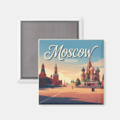 Aimant Moscou Russie (Recto/Verso)