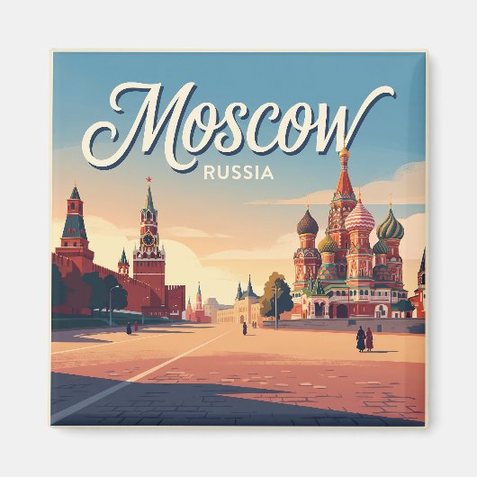 Aimant Moscou Russie (Devant)